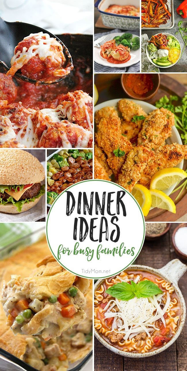 Dinner Ideas For Families
 Dinner Ideas For Busy Families That They Will Love