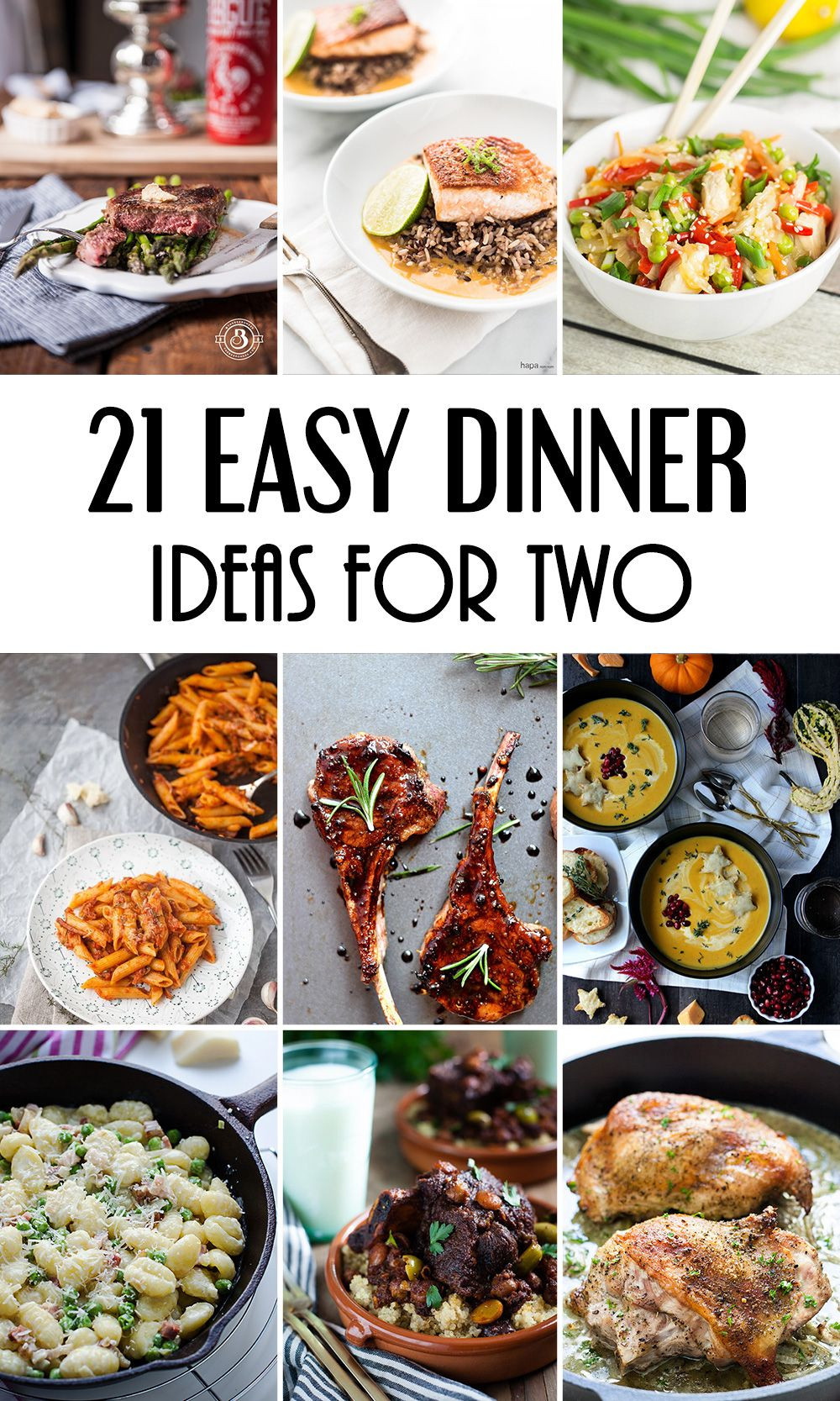 Dinner Ideas Pinterest
 21 Easy Dinner Ideas For Two That Will Impress Your Loved