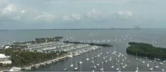 Dinner Key Marina
 Live Miami Coconut Grove Streaming Weather Cam Dinner Key