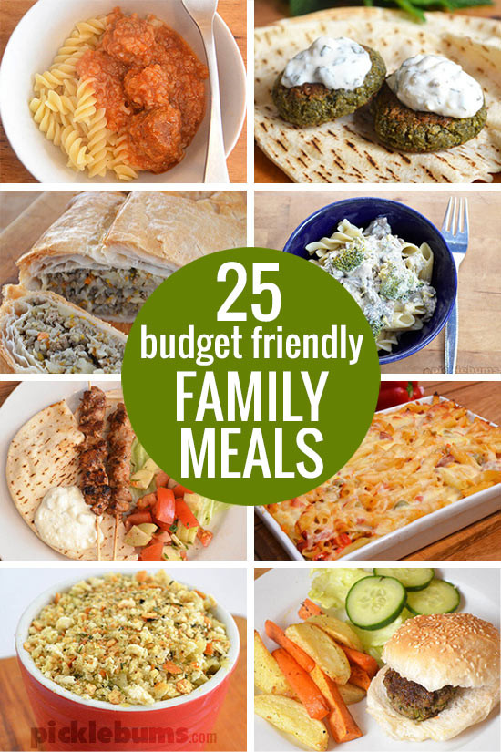 Dinner On A Budget
 Bud Friendly Family Dinners Picklebums