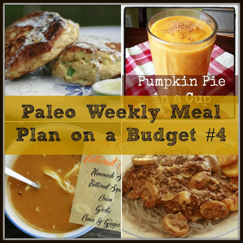 Dinner On A Budget
 Paleo Weekly Meal Plan A Bud