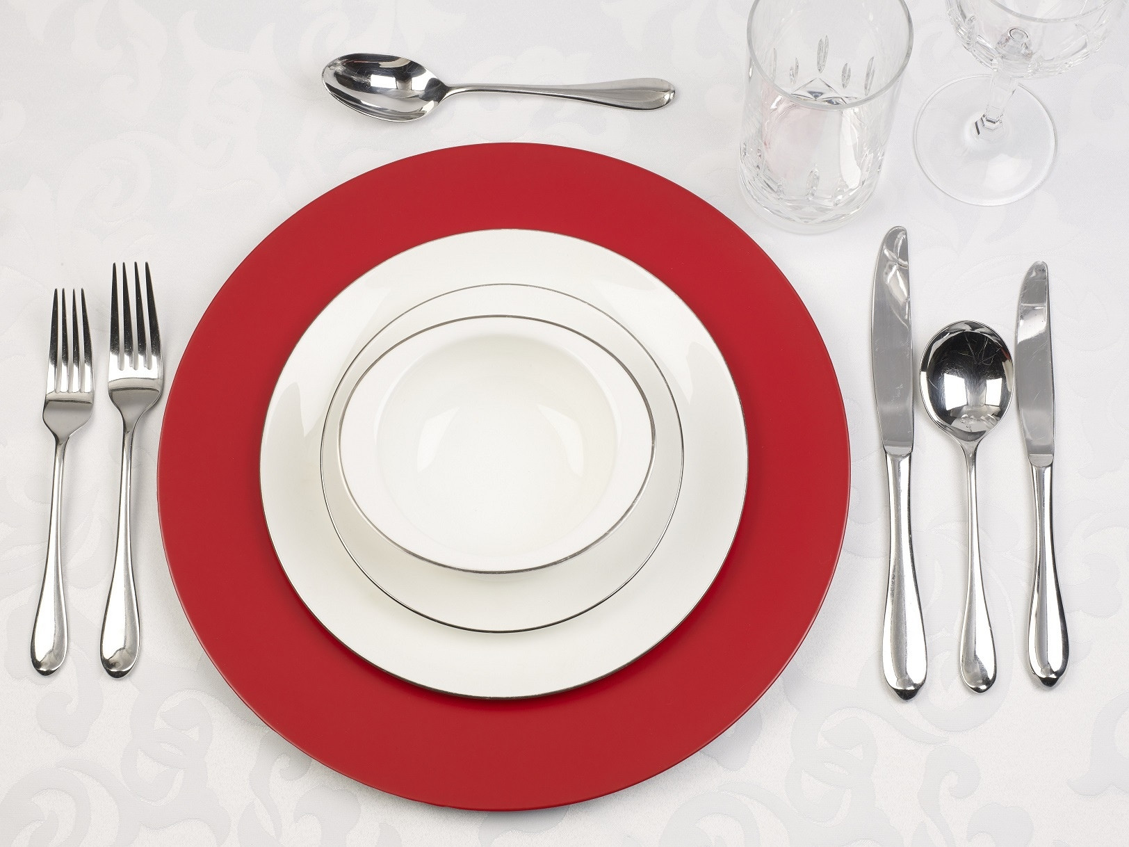 Dinner Place Setting
 Spizy Decorative Charger Under Plates Dinner Dining