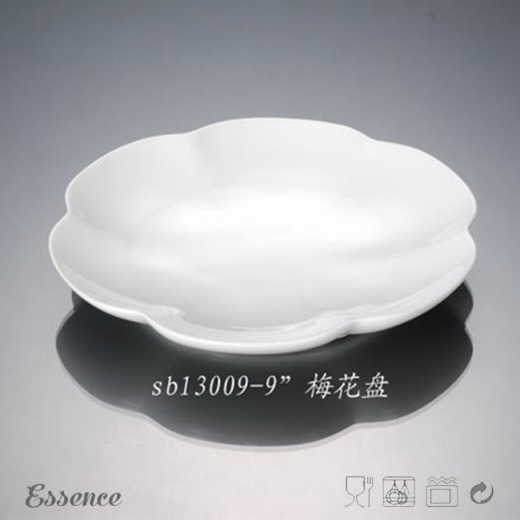 Dinner Plate Size
 Fashion Design Durable Porcelain Standard Dinner Plate