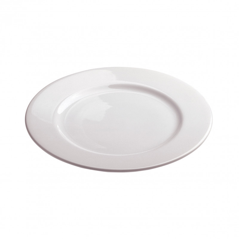 Dinner Plate Size
 White porcelain dinner plates French Classique