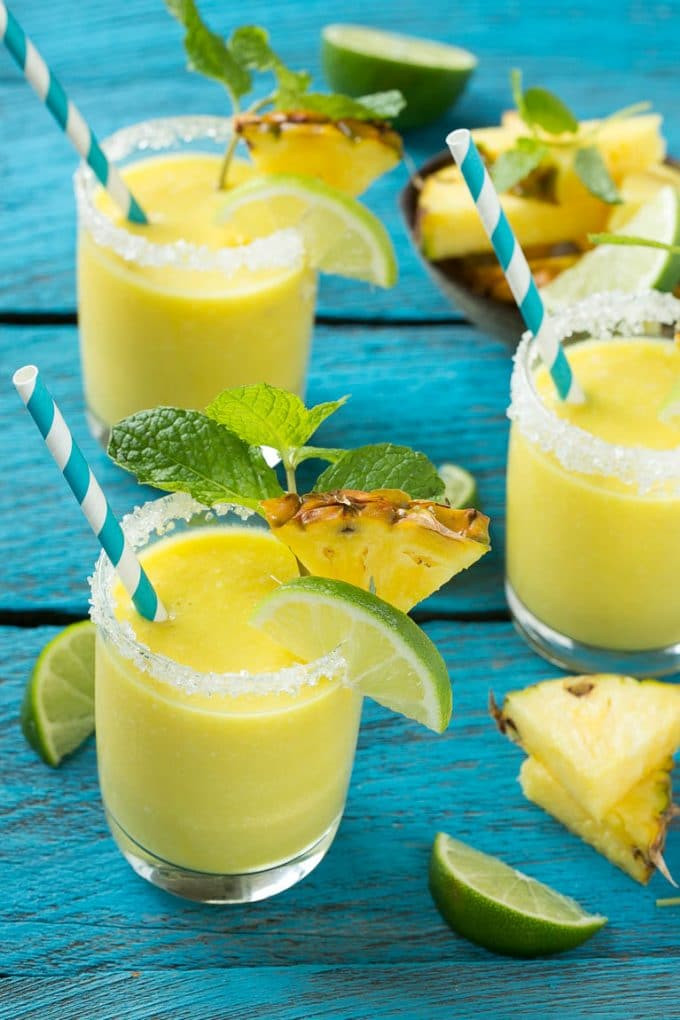 Dinner Smoothies Recipe
 Pineapple Coconut Smoothie Dinner at the Zoo