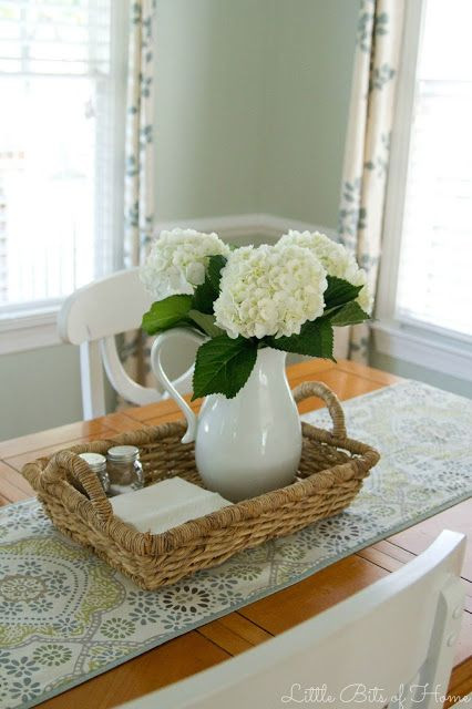 Dinner Table Centerpiece
 Little Bits of Home The Clean Table Club …