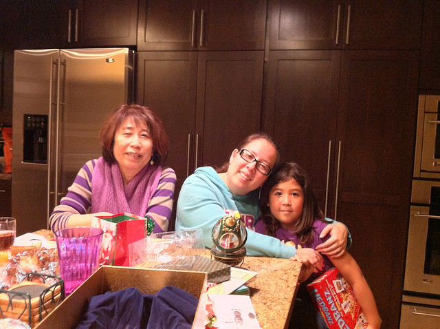 Dinner With Sister
 8 36pm Post Christmas dinner with my mom sister niece a