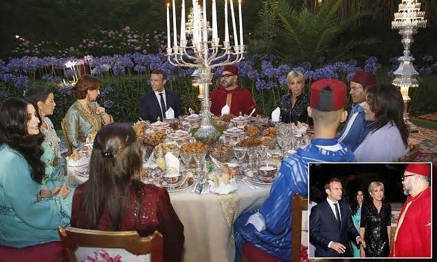 Dinner With The King
 Dinner with the King President Macron and wife Brigitte