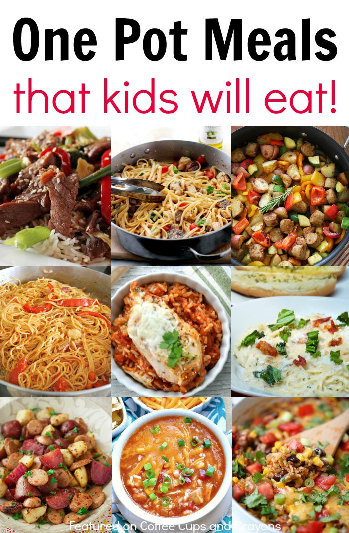 Dinners For One Ideas
 Kid Friendly e Pot Meals