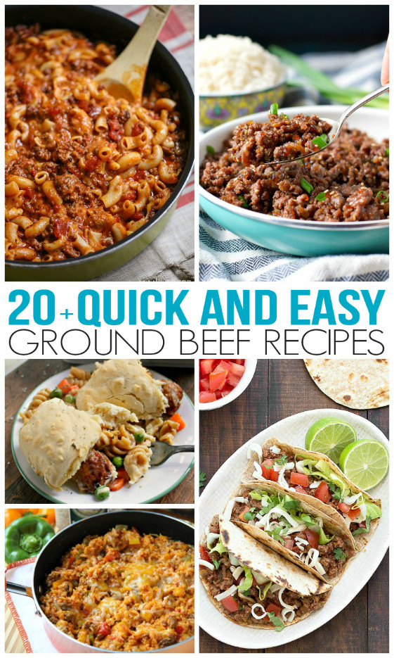 Dinners Ideas With Hamburger Meat
 Quick and Easy Ground Beef Recipes Family Fresh Meals