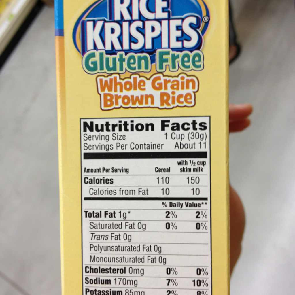 Does Brown Rice Have Gluten
 Rice Krispies Rice Krispies Whole Grain Brown Rice