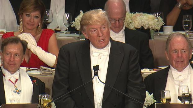 Donald Trump Al Smith Dinner
 Al Smith Dinner Donald Trump Hillary Clinton try awkward