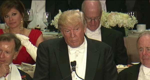 Donald Trump Al Smith Dinner
 Cringeworthy Donald Trump booed at the Al Smith Dinner