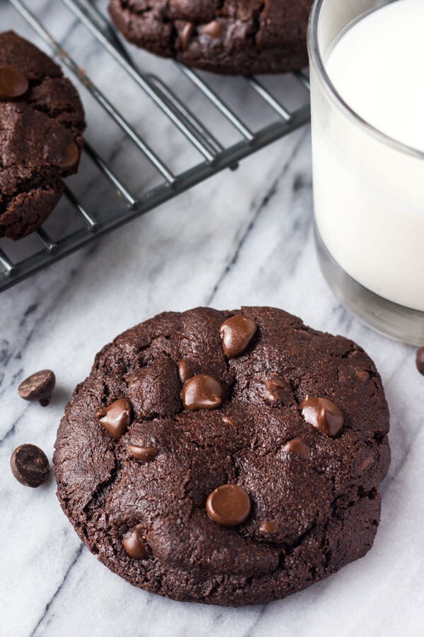 Double Chocolate Chip Cookies
 double chocolate cookies