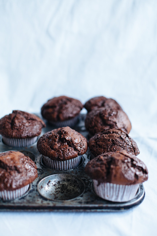 Double Chocolate Chip Muffins
 Double chocolate muffins and chocolate chip cookies Call