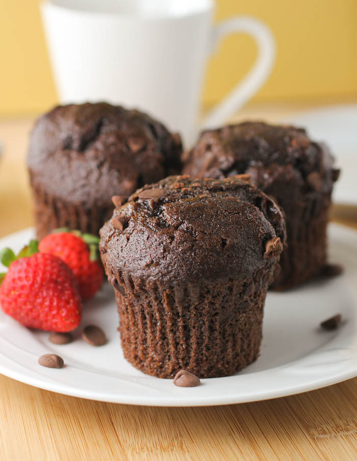 Double Chocolate Chip Muffins
 Double Chocolate Chip Muffins