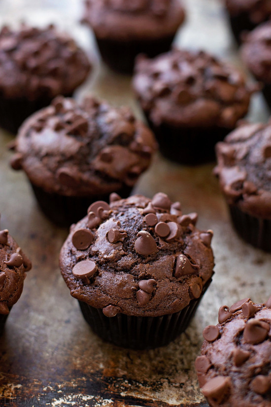 Double Chocolate Chip Muffins
 Double Chocolate Muffins Life Made Simple