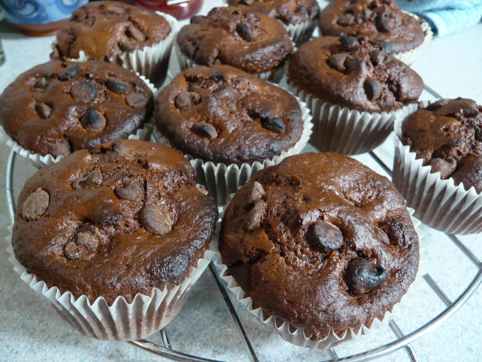 Double Chocolate Chip Muffins
 Dispatches from the Deise Double Chocolate Chip Muffins