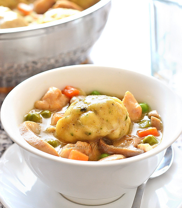 Dumplings With Bisquick
 Chicken Fricassee with Bisquick Dumplings