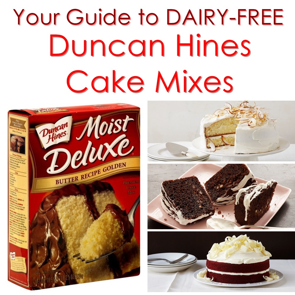 Duncan Hines Cake Mix Recipes
 Duncan Hines Cake Mixes The Dairy Free Options