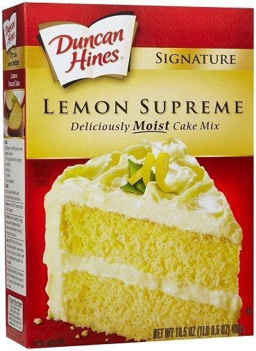 Duncan Hines Lemon Pound Cake
 Duncan Hines Signature Lemon Supreme Cake Mix 16 5 oz Box
