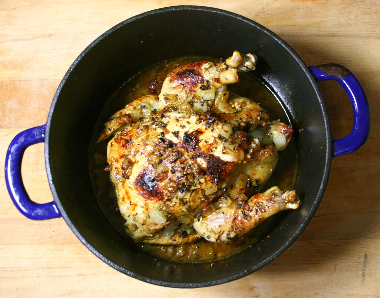 Dutch Oven Whole Chicken
 Just A Darling Life Crispy Skin Whole Oven Roasted