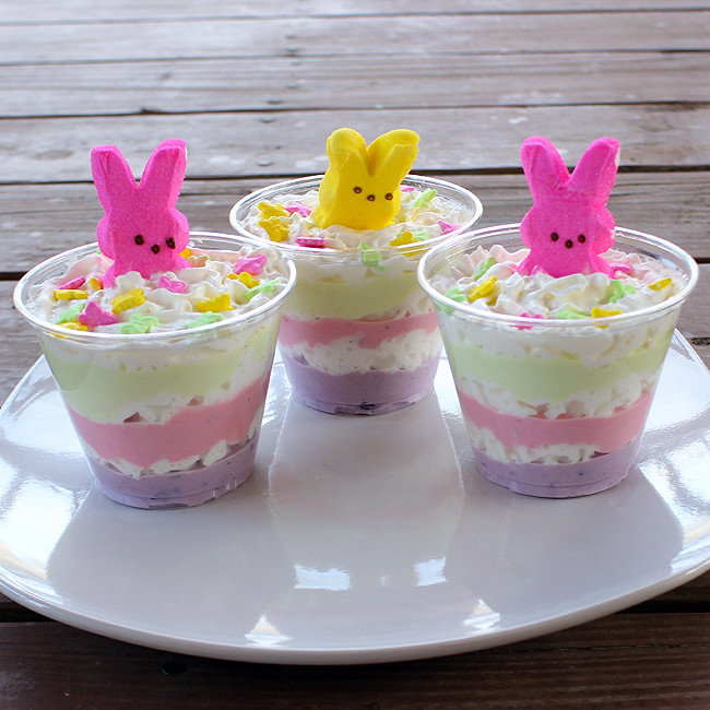 Easter Desserts For Kids
 Layered Easter Yogurt Treats