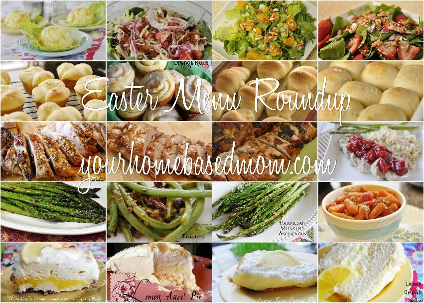 Easter Dinner Menu Ideas
 Easter Menu Roundup