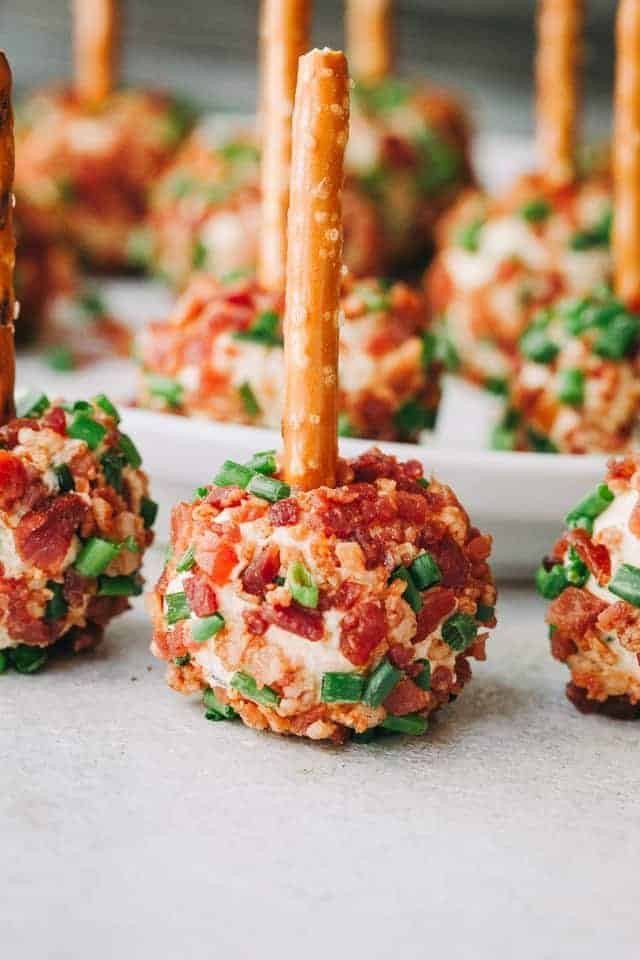 Easy Bacon Recipes Appetizers
 Bacon and Chives Cheese Balls Recipe Easy Game Day or