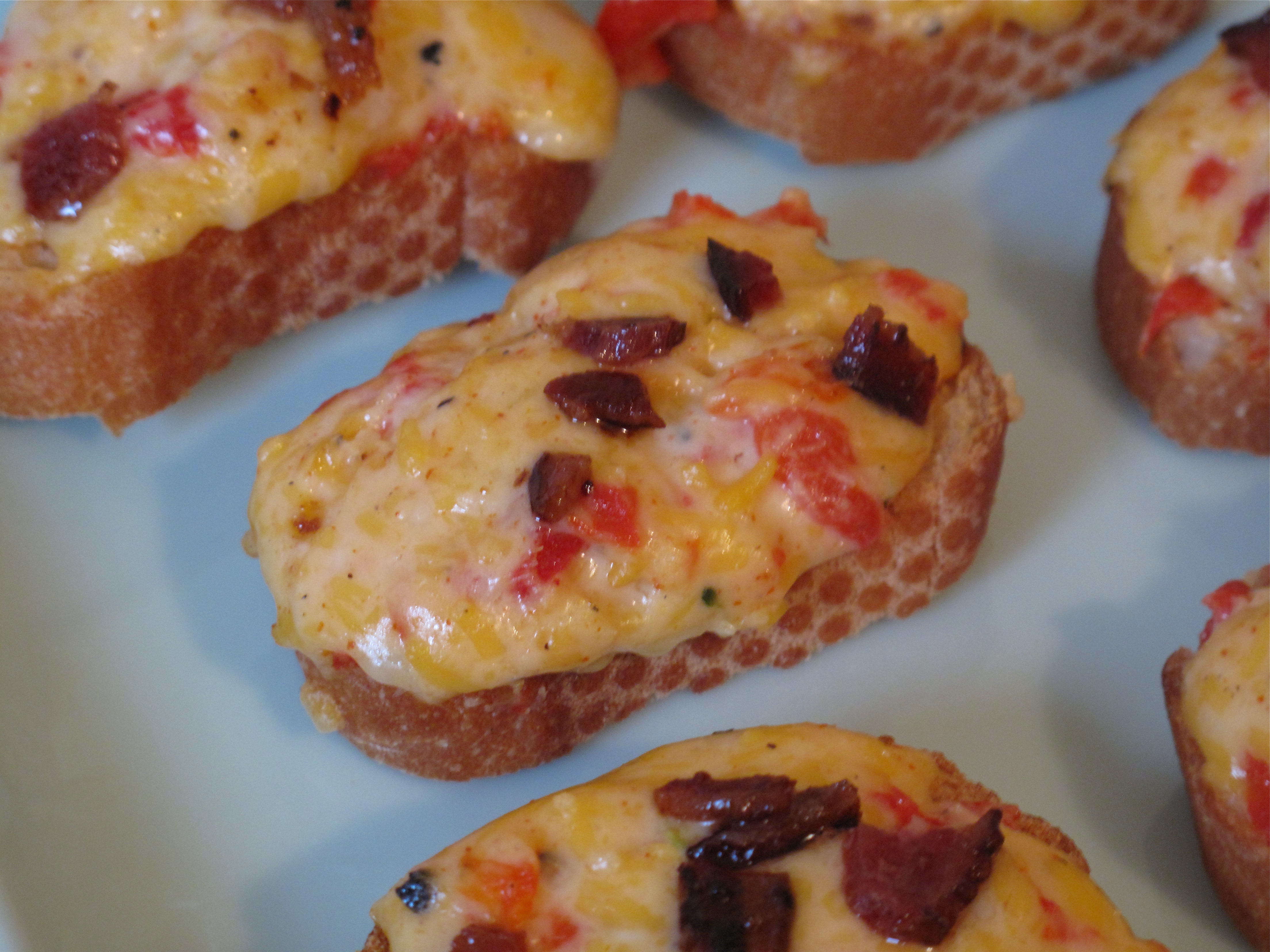 Easy Bacon Recipes Appetizers
 Easy Super Bowl Appetizer Pimento Cheese and Bacon Bites