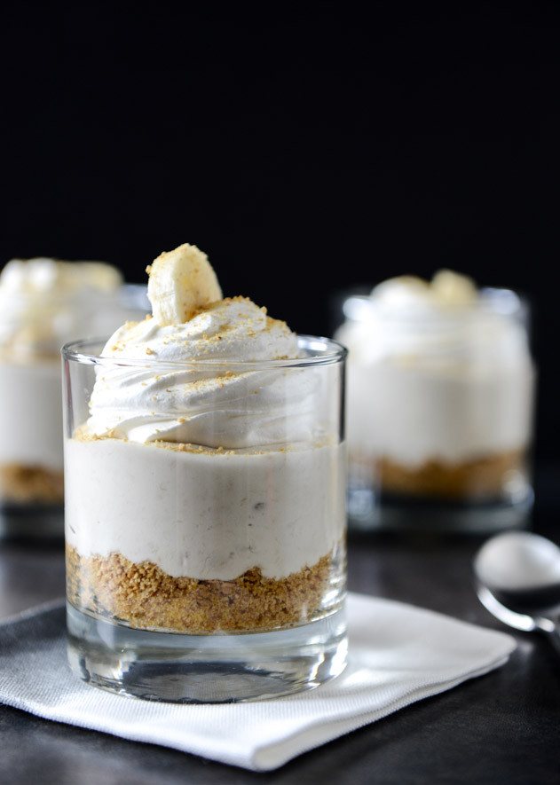 Easy Banana Desserts No Bake
 No Bake Banana Cream Cheesecakes