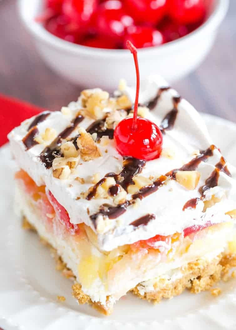 Easy Banana Desserts No Bake
 No Bake Banana Split Dessert