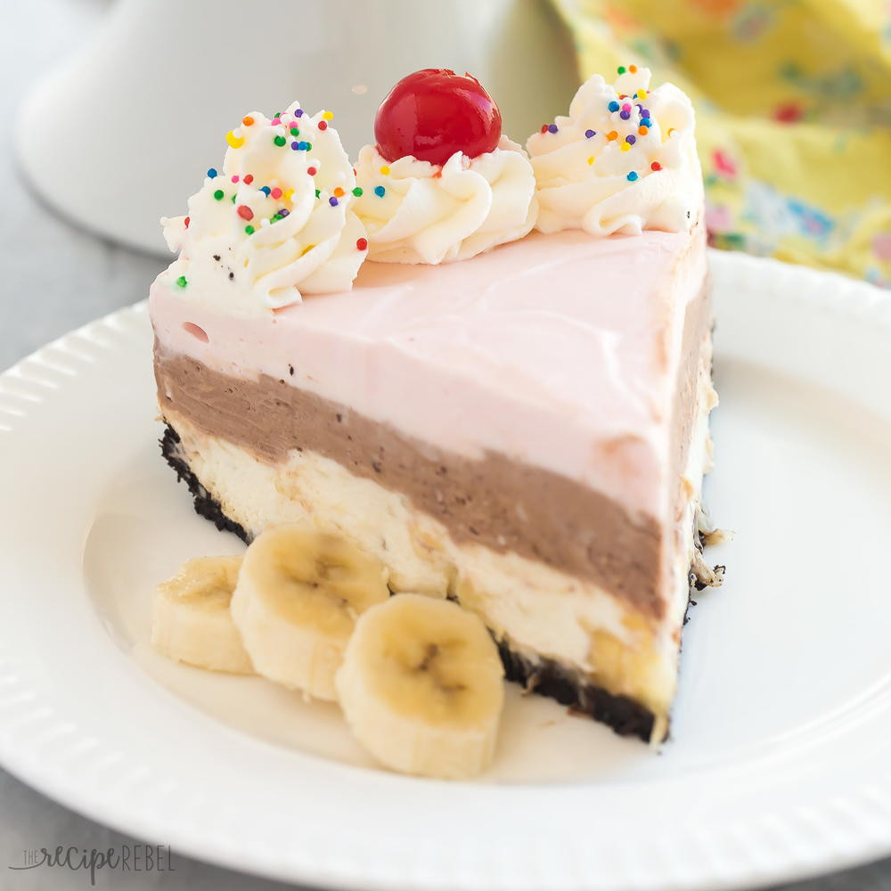 Easy Banana Desserts No Bake
 No Bake Banana Split Cheesecake