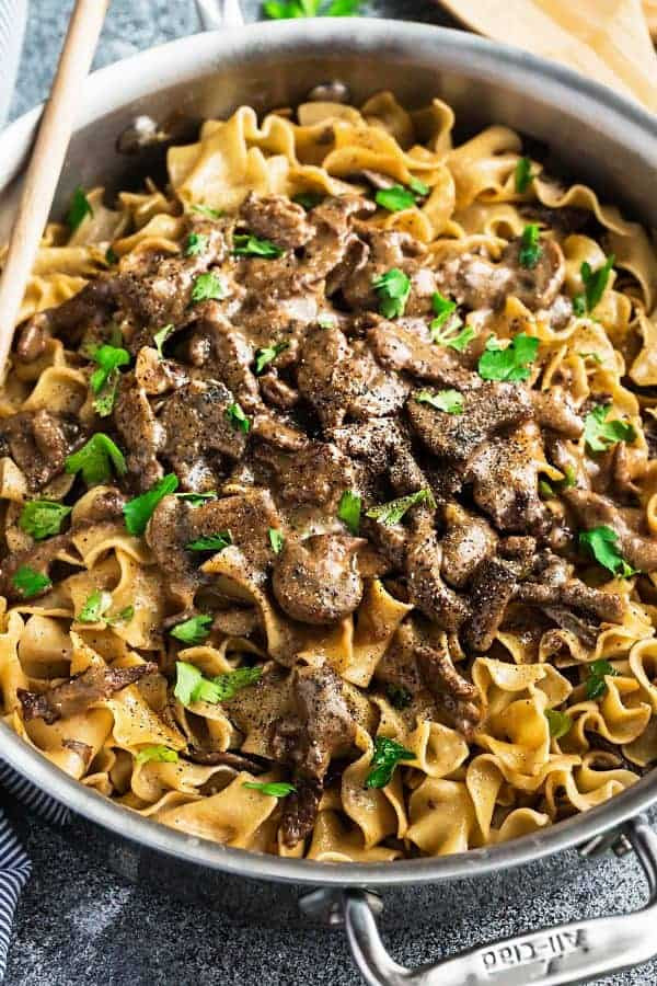 Easy Beef And Noodles Recipe Stovetop
 Easy Beef Stroganoff e Pot