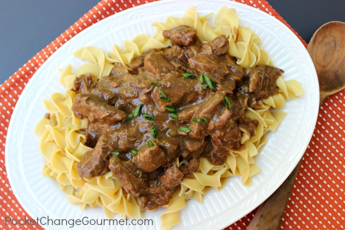 Easy Beef And Noodles Recipe Stovetop
 Slow Cooker Beef and Noodles Recipe