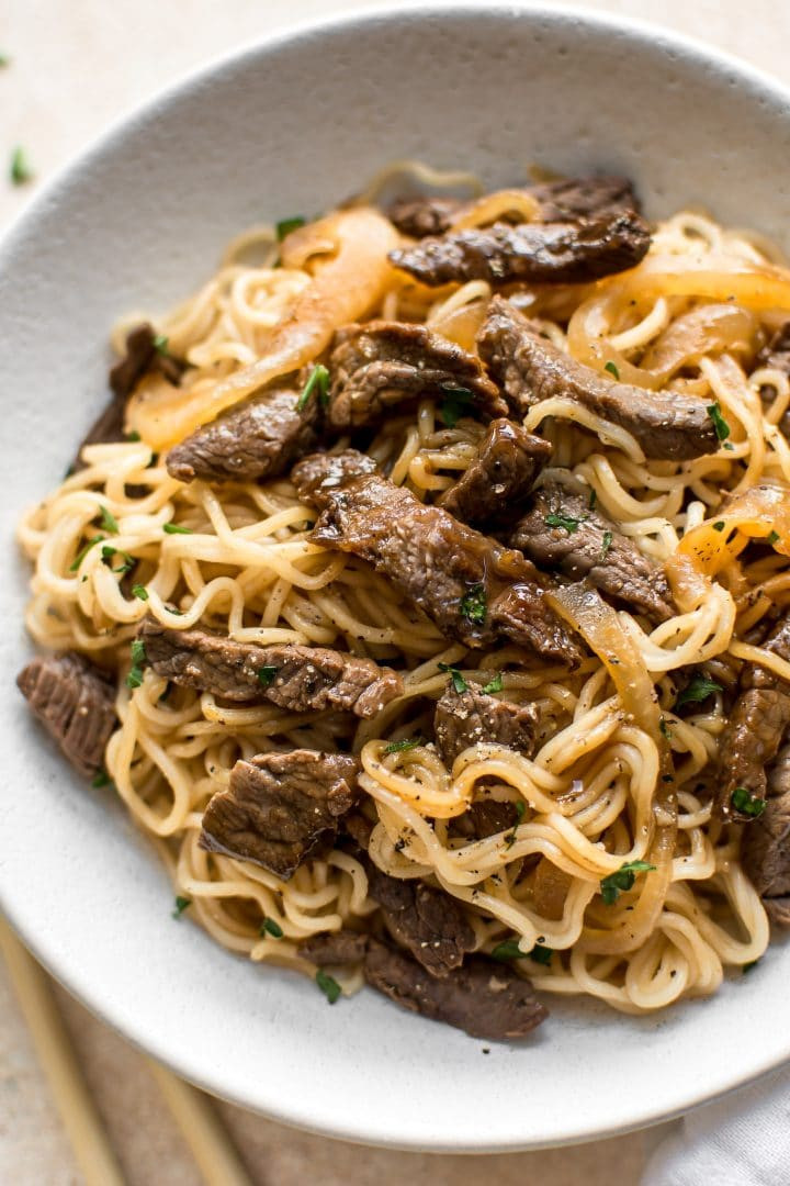 Easy Beef And Noodles Recipe Stovetop
 Beef and Noodles • Salt & Lavender