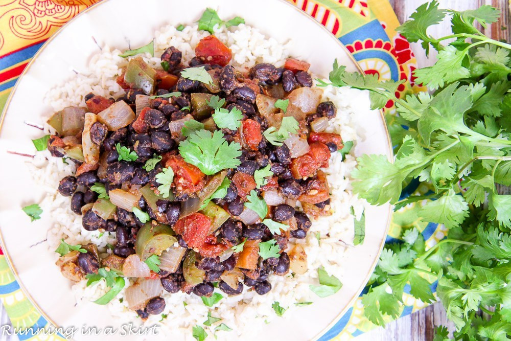 Easy Black Beans And Rice
 15 Minute Easy Black Beans and Rice