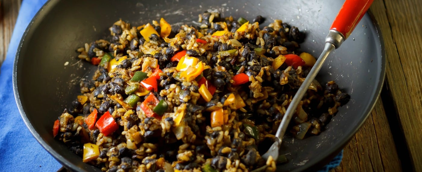 Easy Black Beans And Rice
 Easy Black Beans and Rice