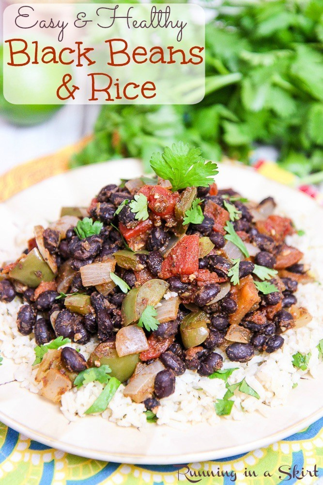 Easy Black Beans And Rice
 15 Minute Easy Black Beans and Rice