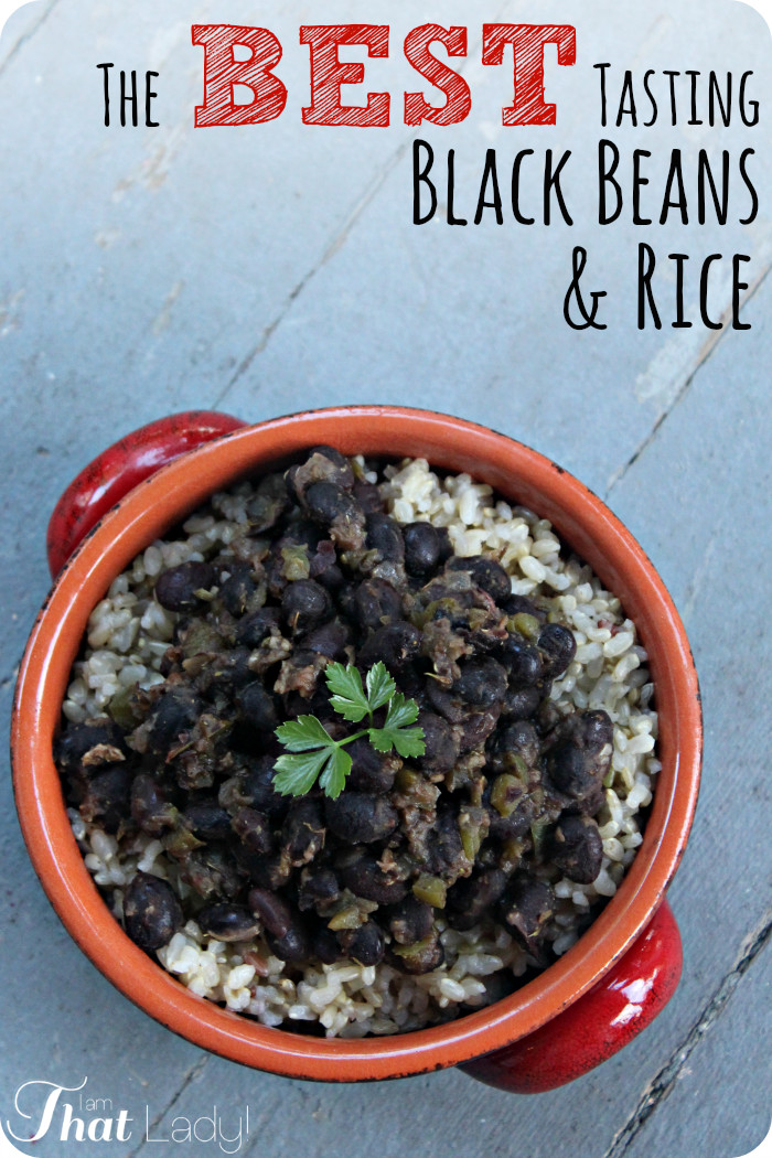 Easy Black Beans And Rice
 easy rum flavored black beans and rice