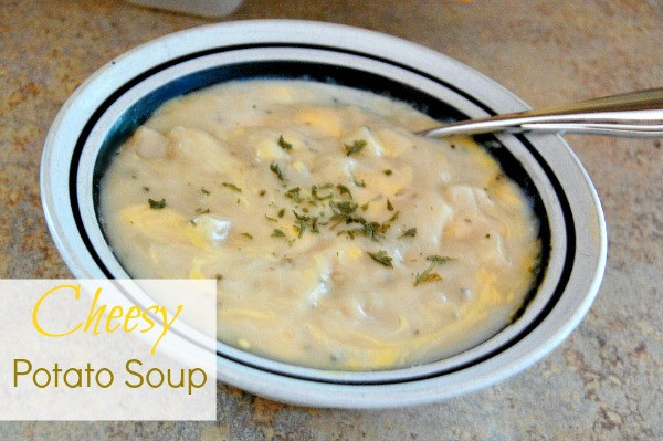 Easy Cheesy Potato Soup
 Super Easy Cheesy Potato Soup A Helicopter Mom
