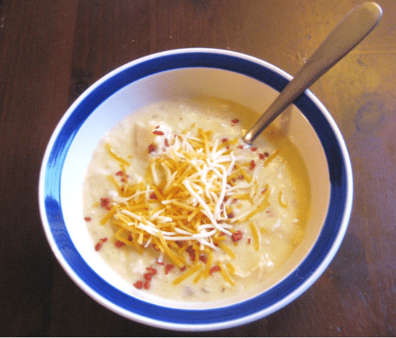 Easy Cheesy Potato Soup
 Easy Cheesy Potato Soup Recipe Slow Cooker & Stovetop