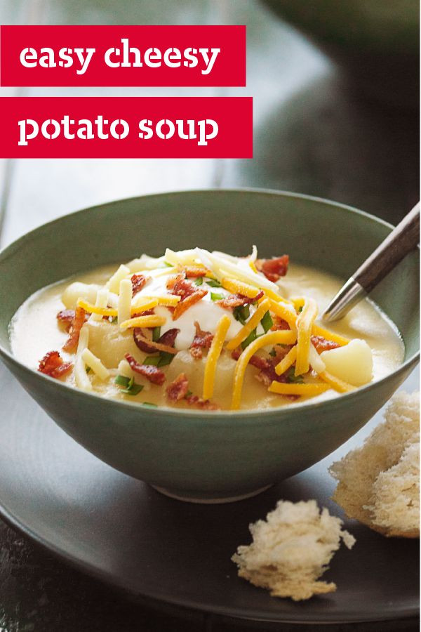 Easy Cheesy Potato Soup
 Easy Cheesy Potato Soup – Everyone enjoys cheesy potato
