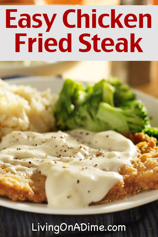 Easy Chicken Fried Steak
 Easy Chicken Fried Steak And Gravy Recipe Living on a Dime