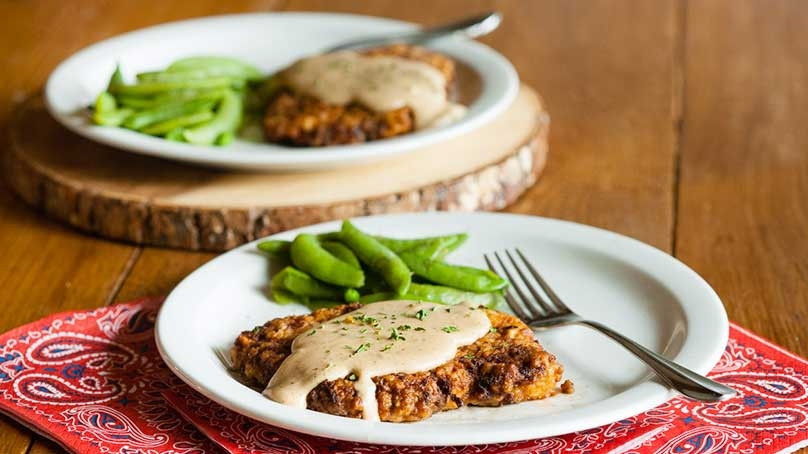 Easy Chicken Fried Steak
 Easy Chicken Fried Steak with Country Gravy