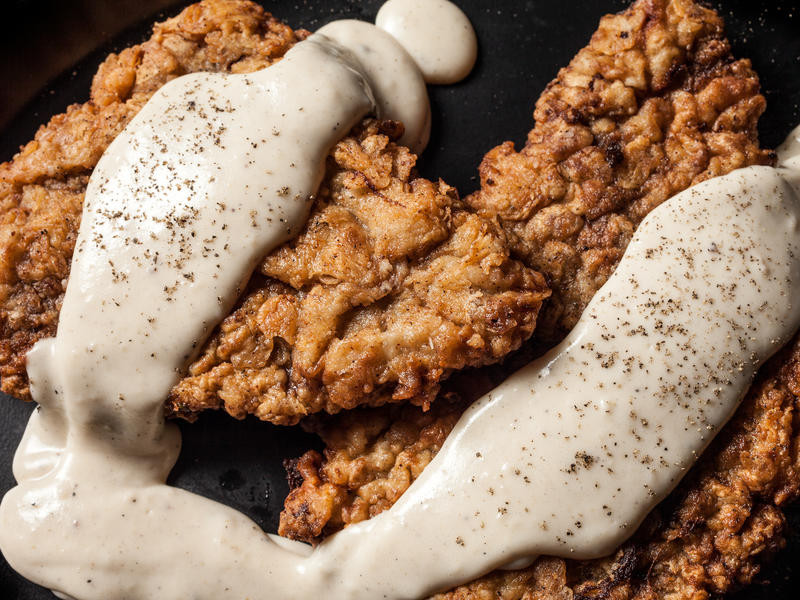 Easy Chicken Fried Steak
 simple chicken fried steak