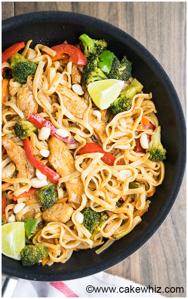 Easy Chicken Pad Thai Recipe
 Chicken Pad Thai