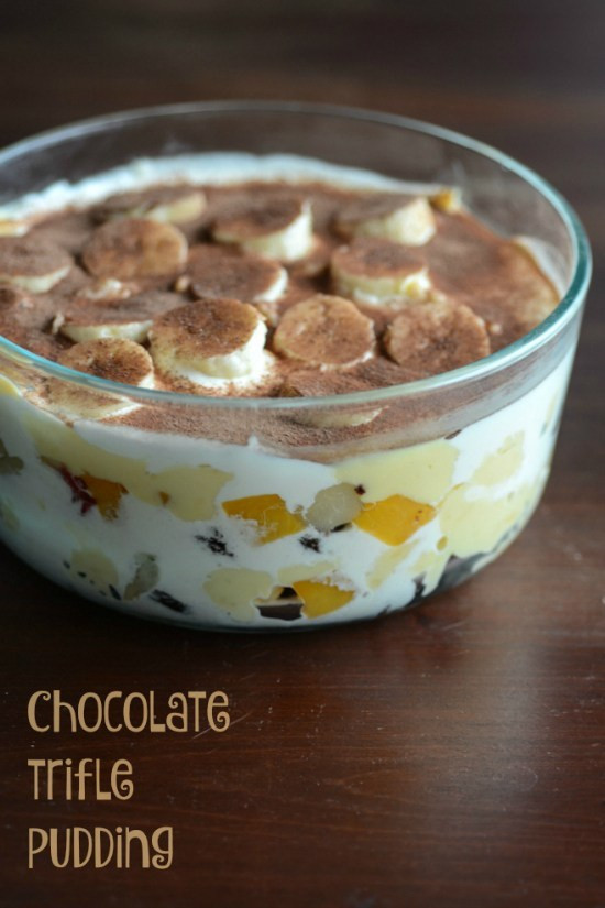 Easy Chocolate Puddings Recipes
 Trifle Pudding Easy Chocolate Cake Trifle Recipe Edible