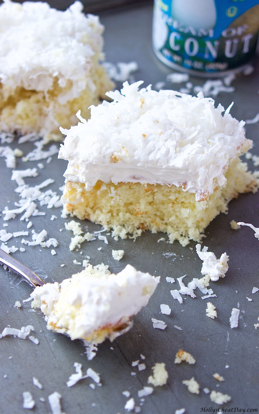 Easy Coconut Cake
 Easy Coconut Cake HOLLY S CHEAT DAY
