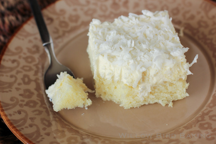 Easy Coconut Cake
 Easy Coconut Sheet Cake with Whipped Coconut Icing